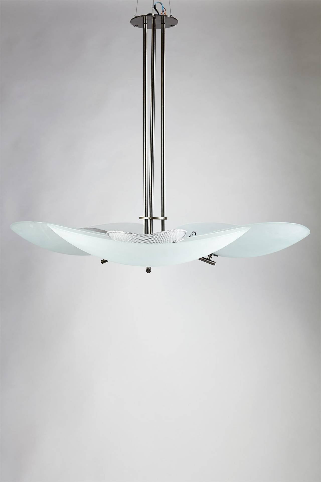 Late 20th Century Tebe Chandelier by Ernesto Gismondi for Artemide, Italy, 1980s For Sale