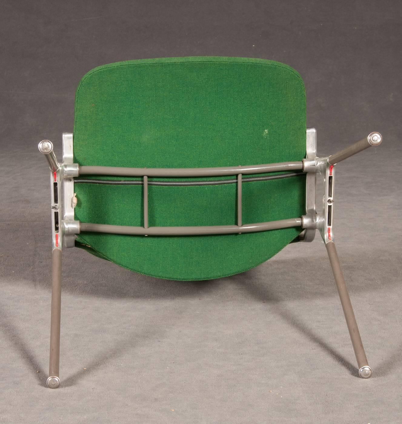 Green Stackable Chairs by Giancarlo Piretti for Castelli In Excellent Condition For Sale In Vienna, AT