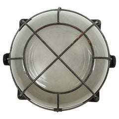 Bakelite Wall or Ceiling Industrial Lamp from 1940s