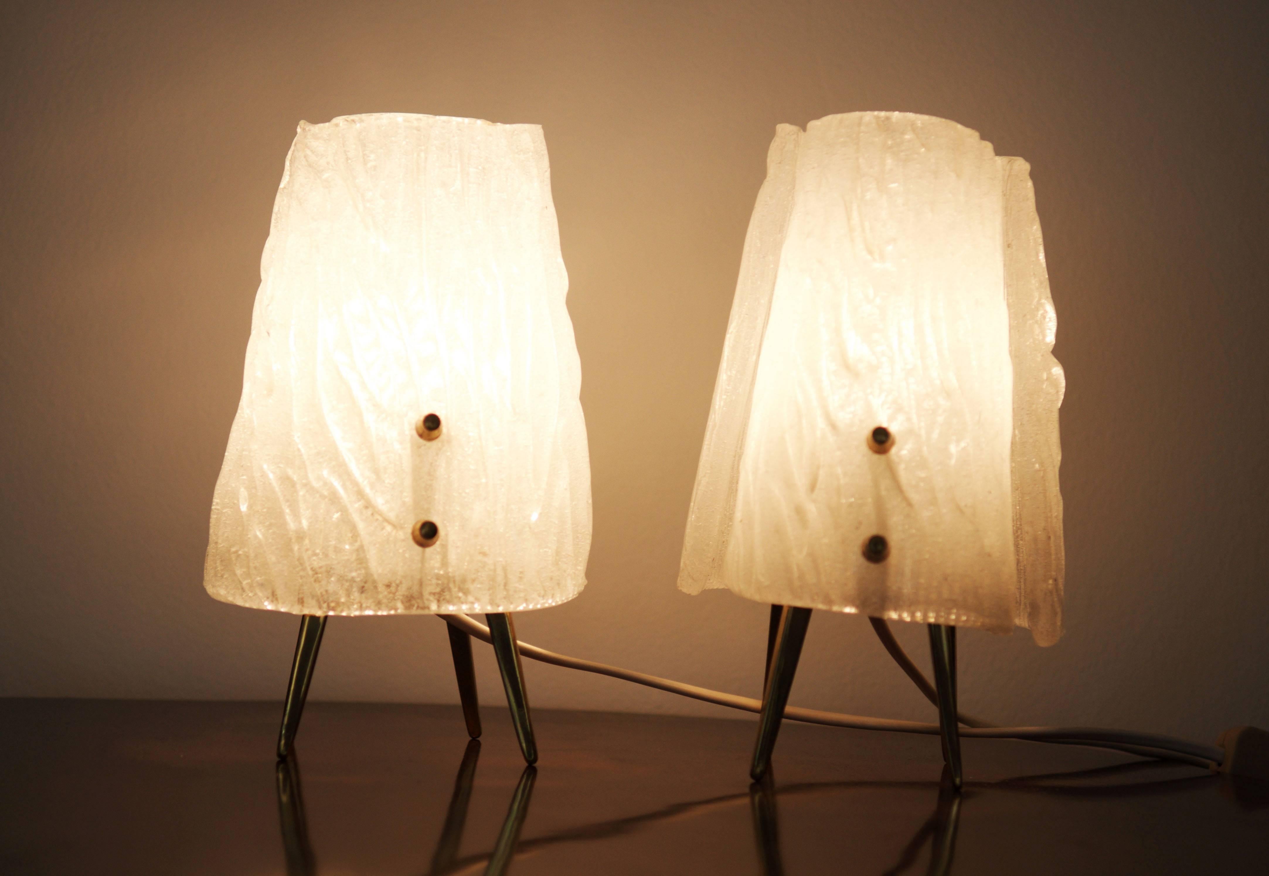 Ice Glass Table Lamps By 