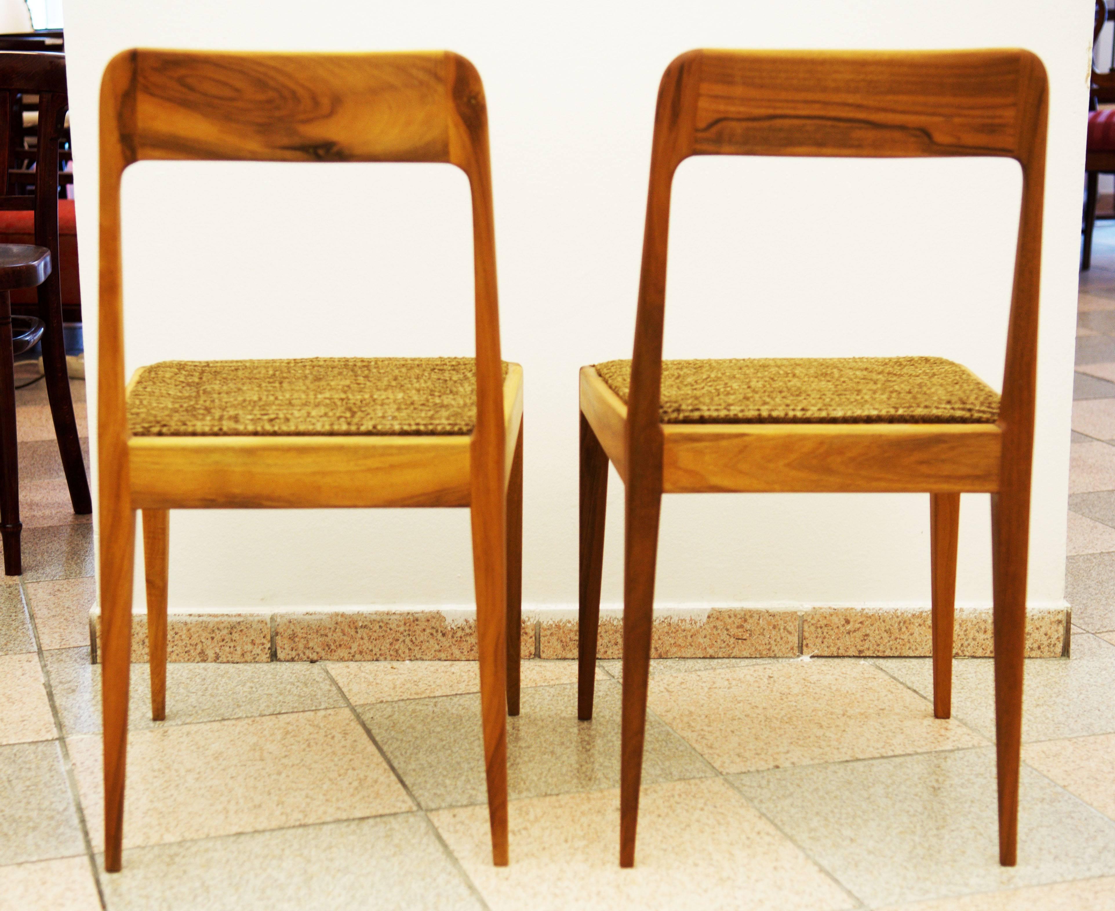 Mid-Century Modern Pair of Carl Auböck Mod. A 7 Chairs