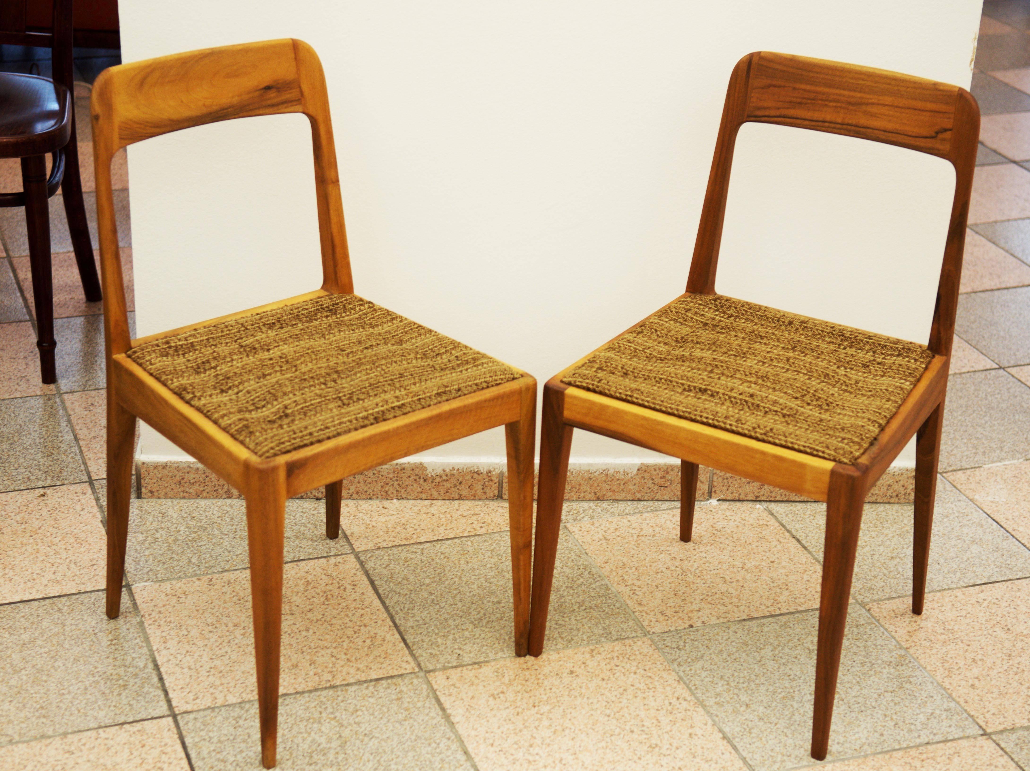 Mid-20th Century Pair of Carl Auböck Mod. A 7 Chairs