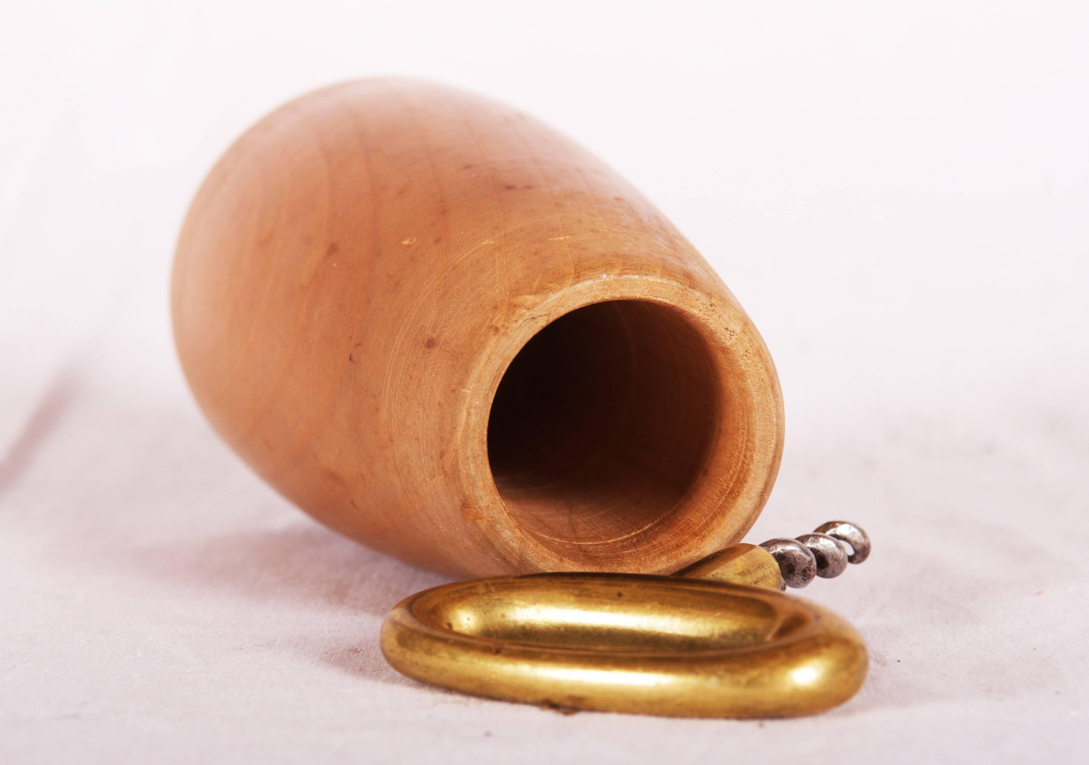 Mid-20th Century Carl Auböck Wooden Holder with a Corkscrew