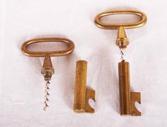 Key and Cork Screw by Carl Aubock