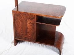 Art Deco Floor Lamp with Console