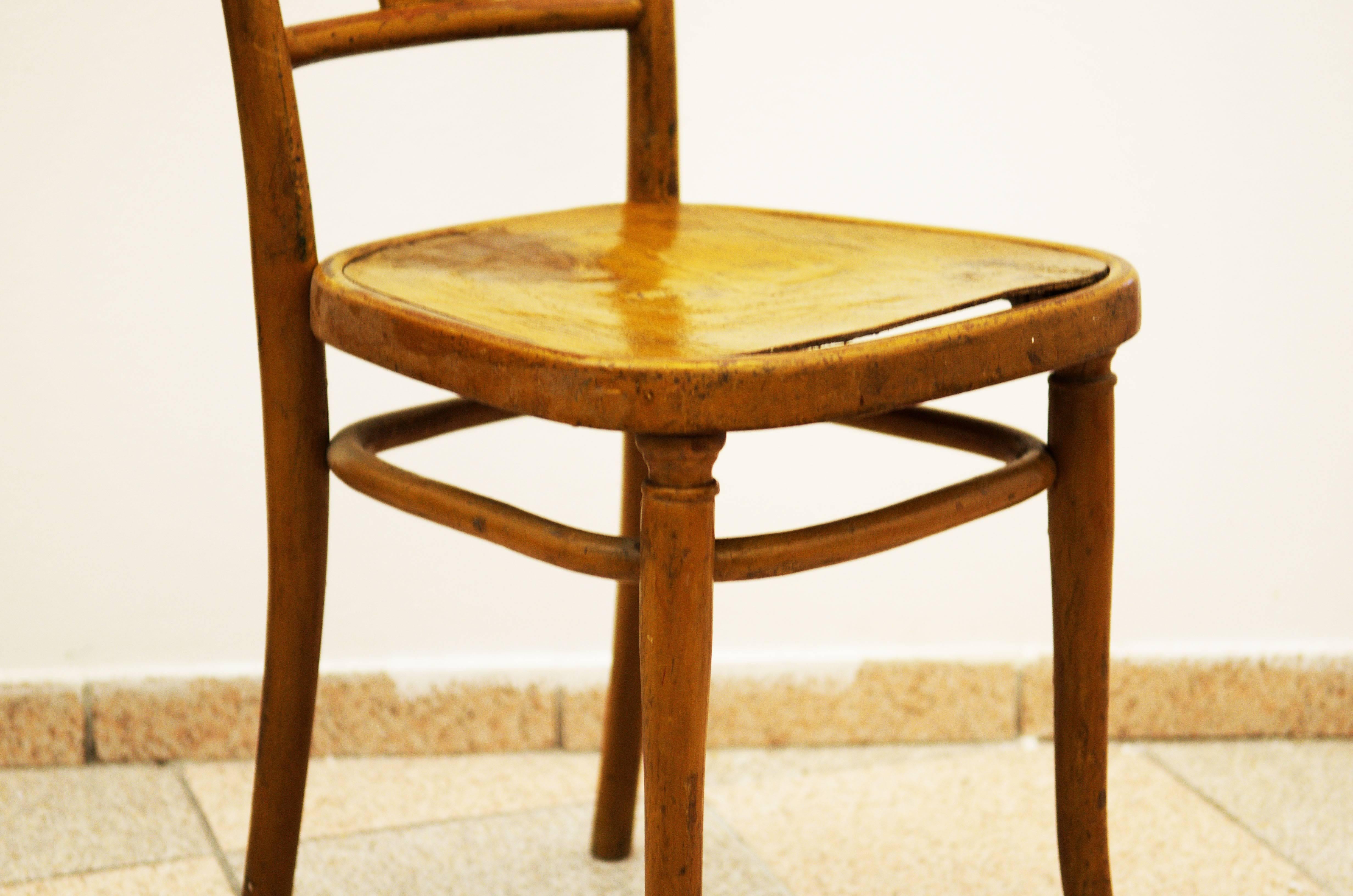 Early 20th Century Set of Six Thonet No. 221 Chairs