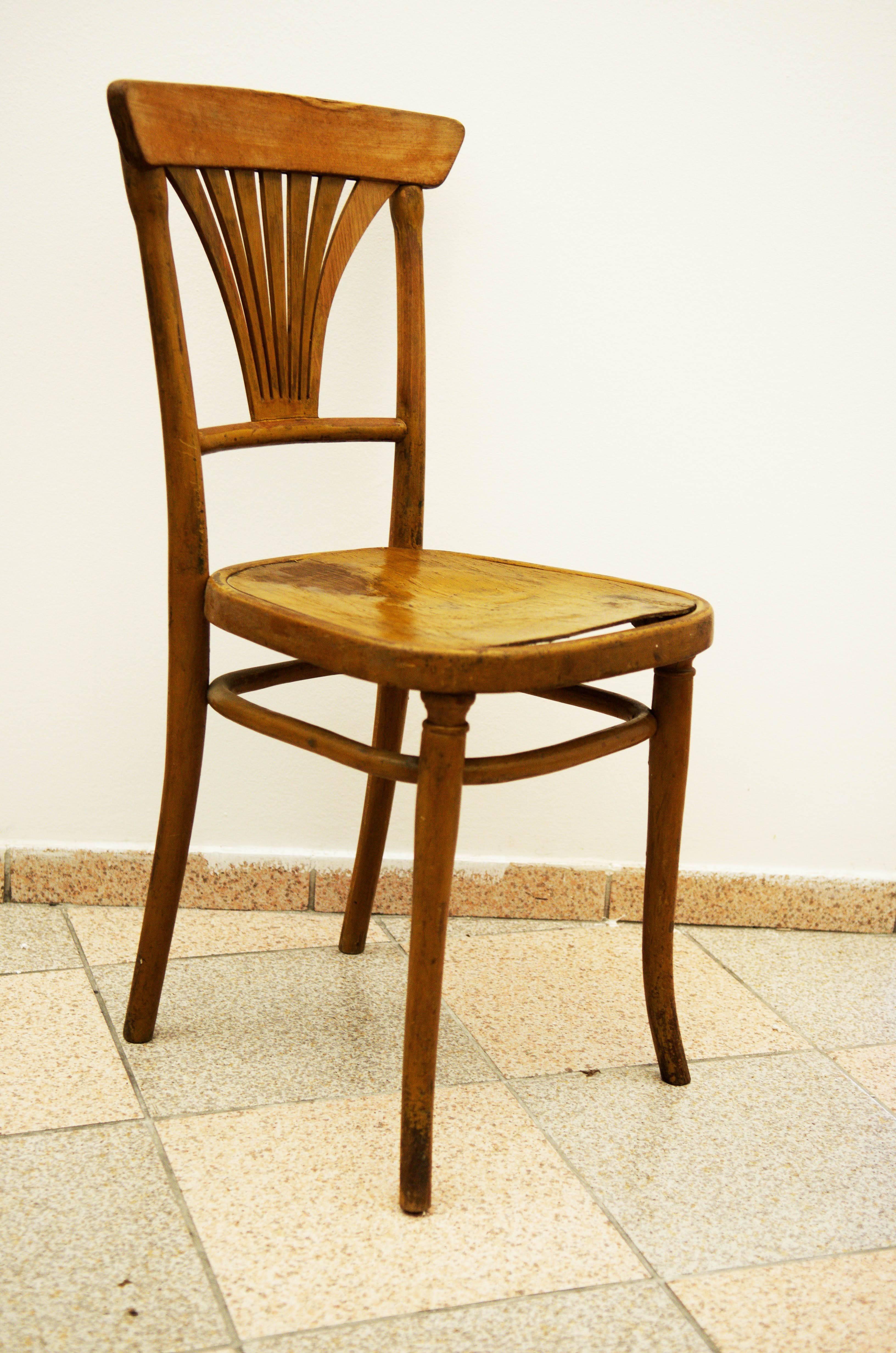 Austrian Set of Six Thonet No. 221 Chairs