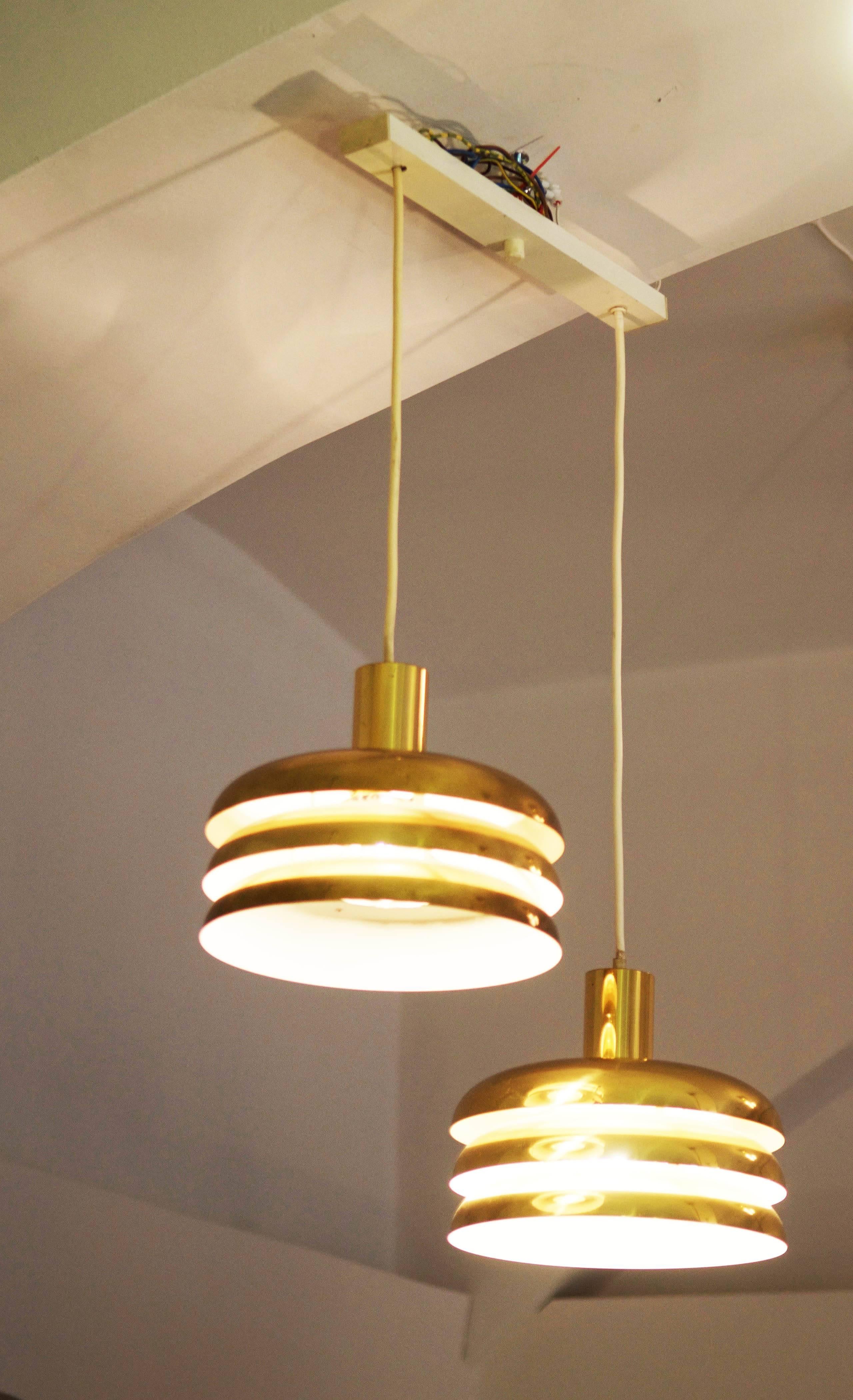 Austrian J.T. Kalmar Lamellar Lamp In Excellent Condition For Sale In Vienna, AT