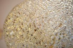 J.T. Plafonnier Kalmar en verre texturé