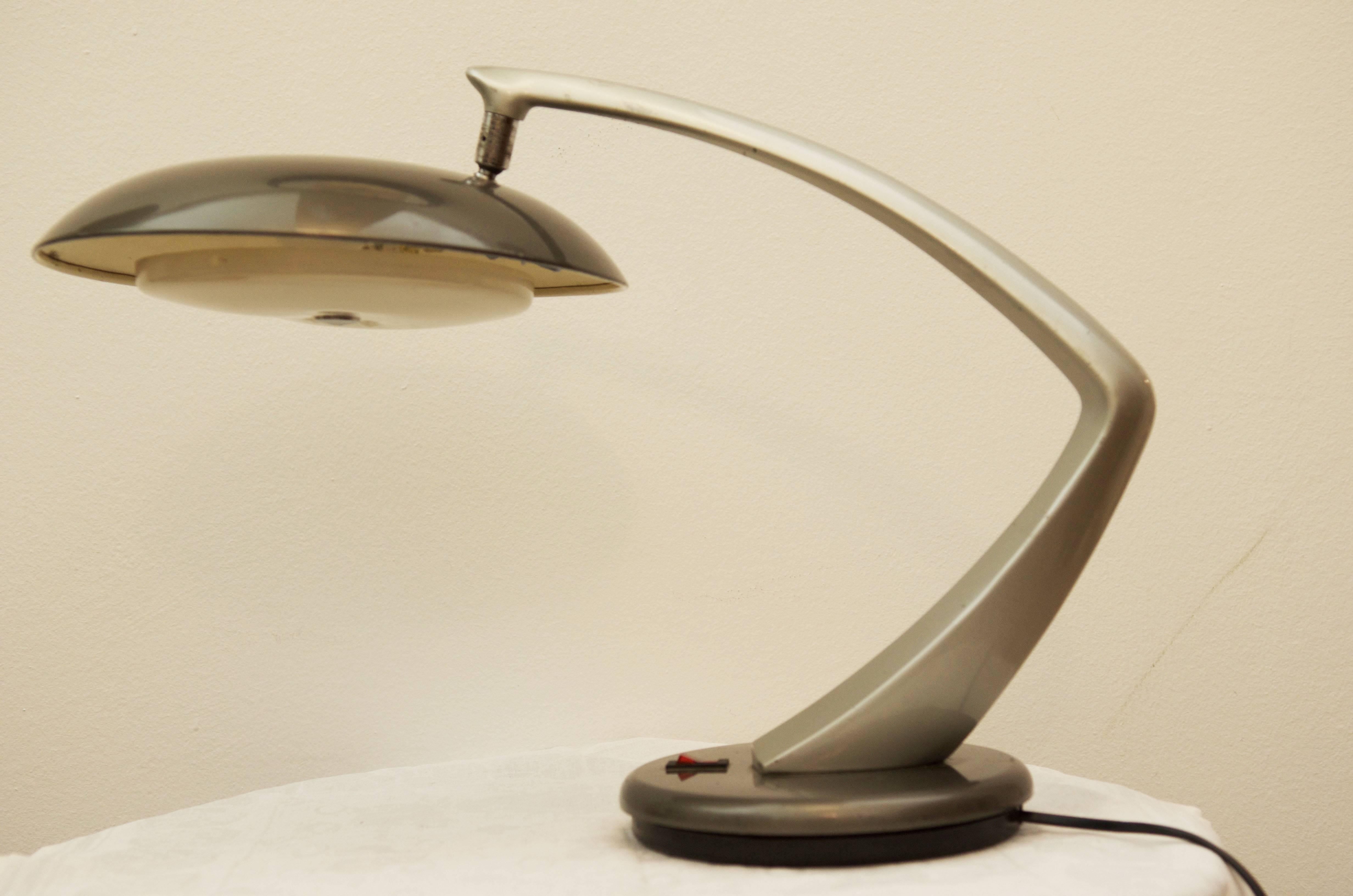 Mid-Century Modern Midcentury Spanish Fase Madrid Desk Lamp