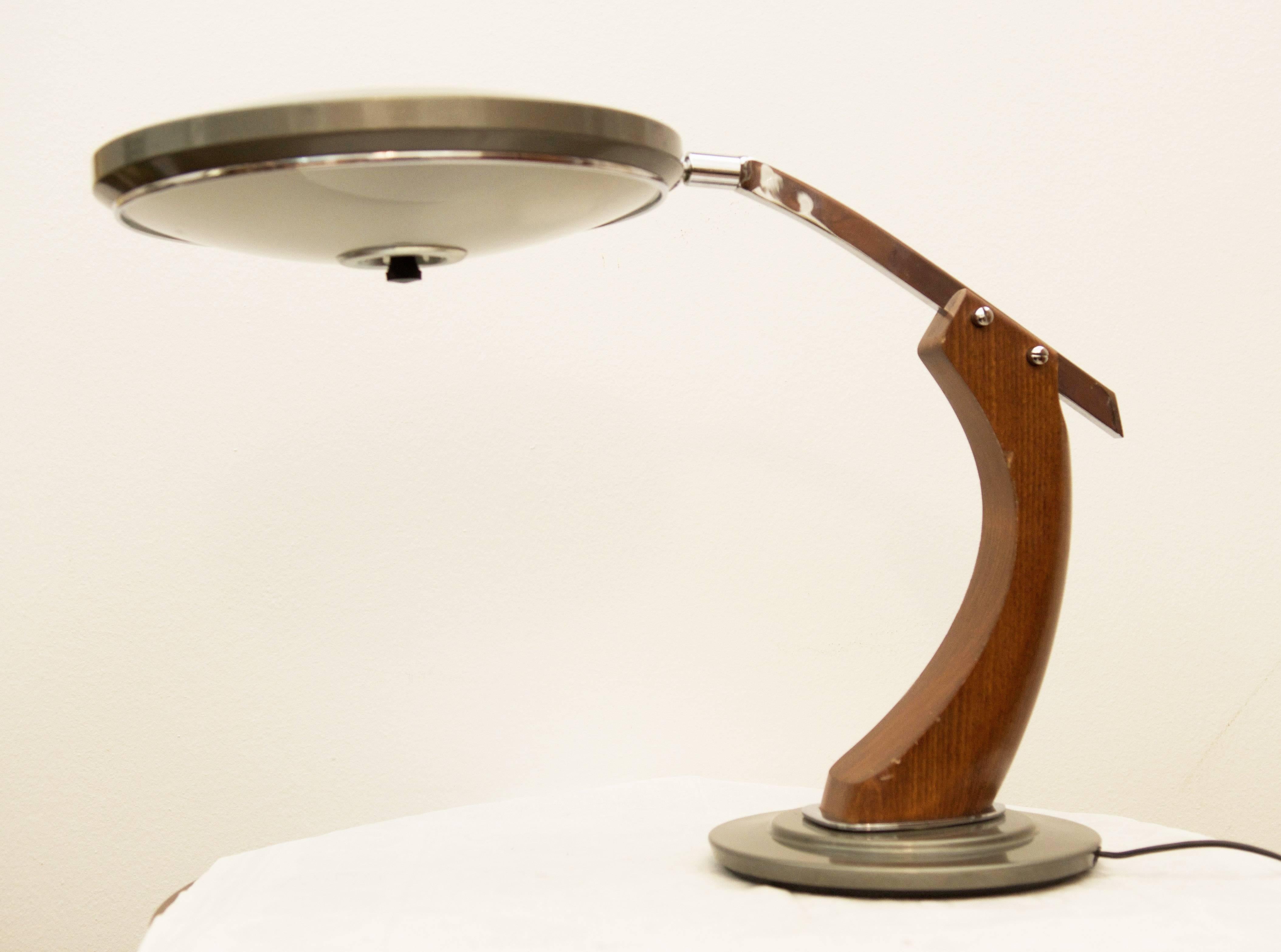 Mid-20th Century Rare Fase Madrid Desk Lamp