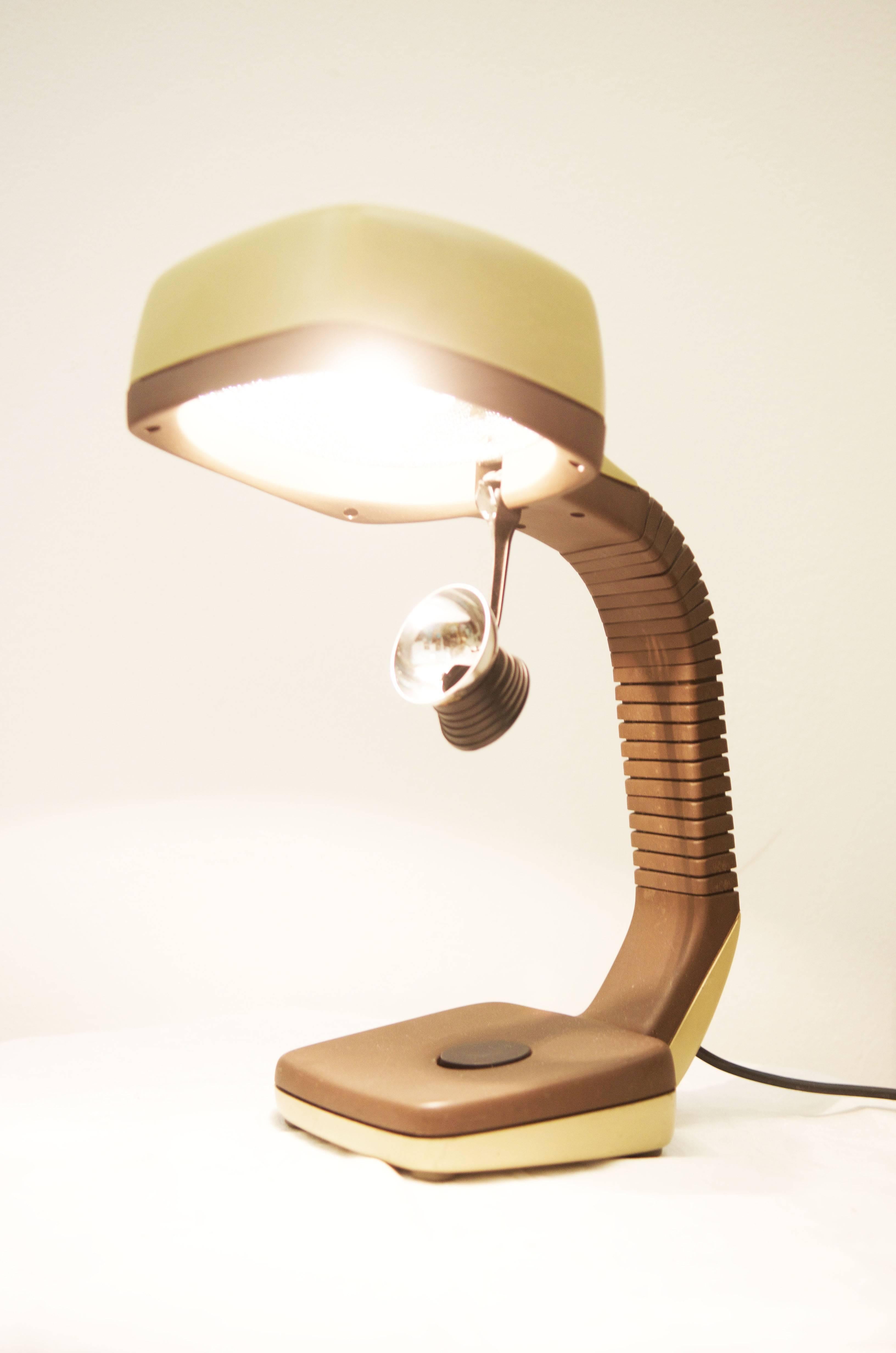 Allemand Lampe de bureau à col de cygne de Hoffmeister des années 1970-1980 en vente
