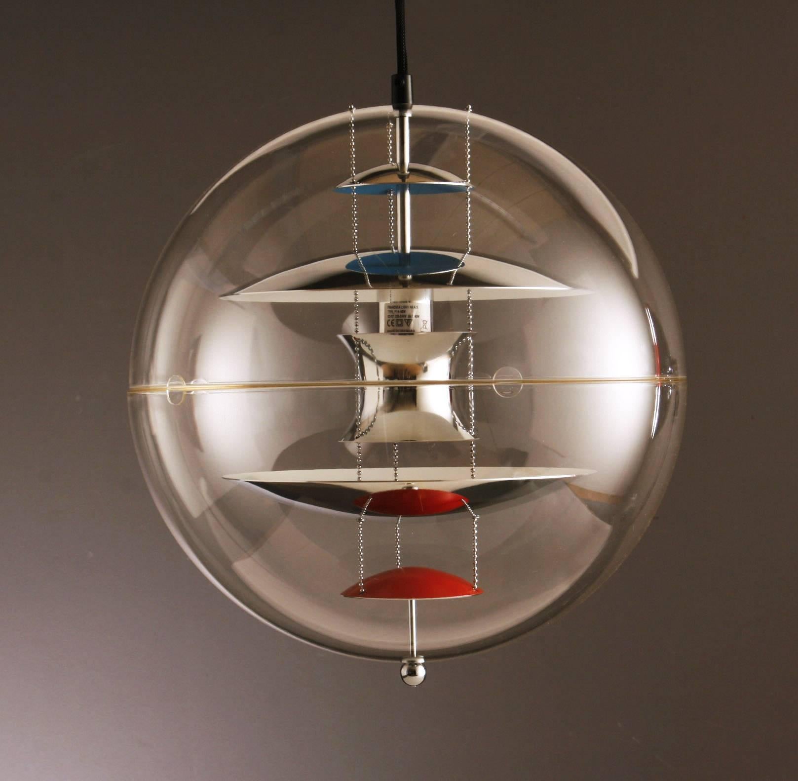 Mid-Century Modern Verner Panton Globe Pendant