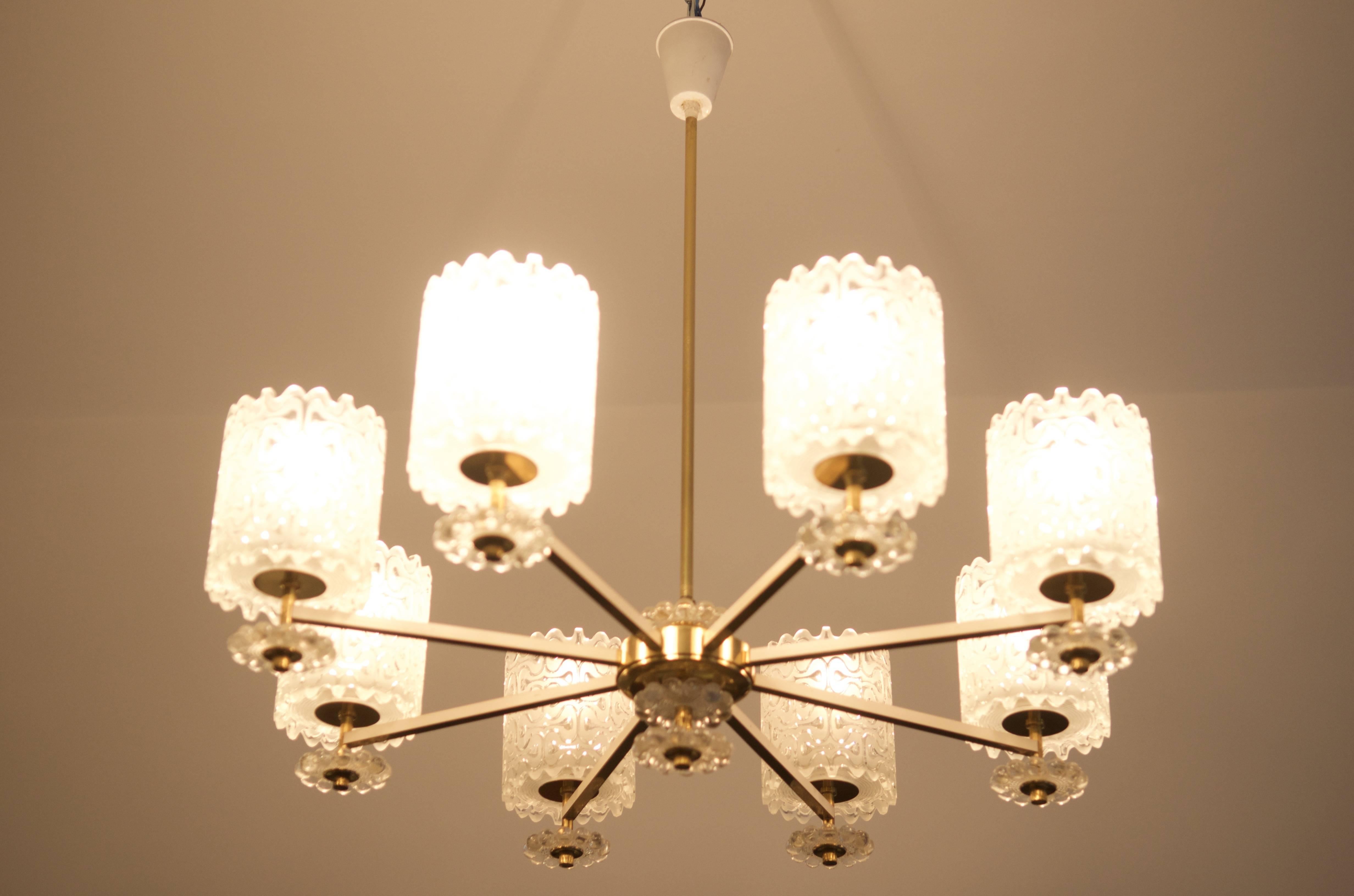 Austrian Large Chandelier From the 1970s 1