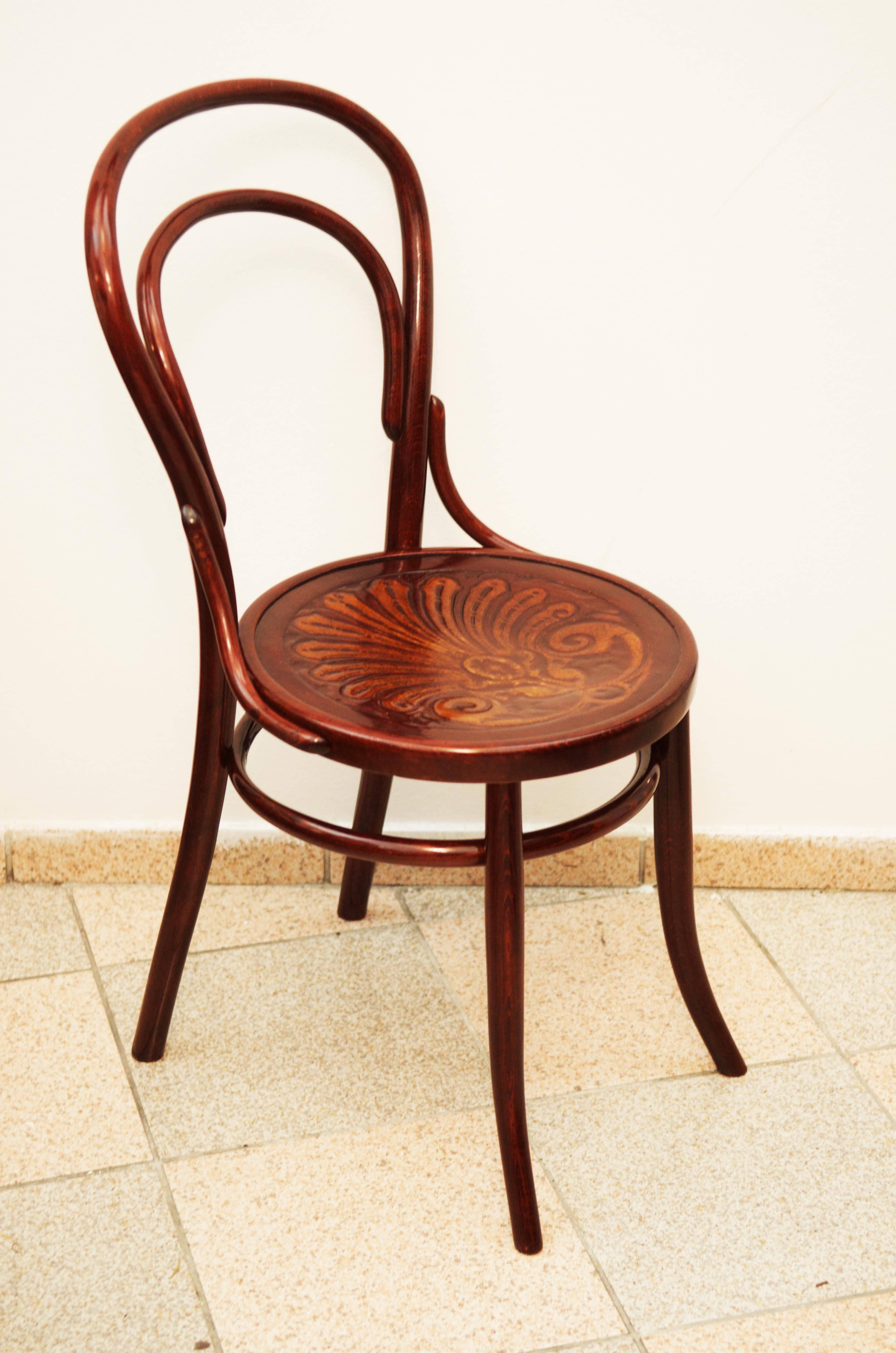 Stühle aus Bugholz, Thonet zugeschrieben im Zustand „Hervorragend“ im Angebot in Vienna, AT