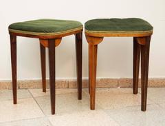 Pair of Thonet Stools Attributed to Otto Prutscher