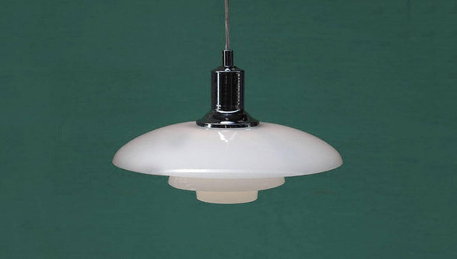 Danish Pair of Poul Henningsen Pendants PH 2/1 for Louis Poulsen For Sale