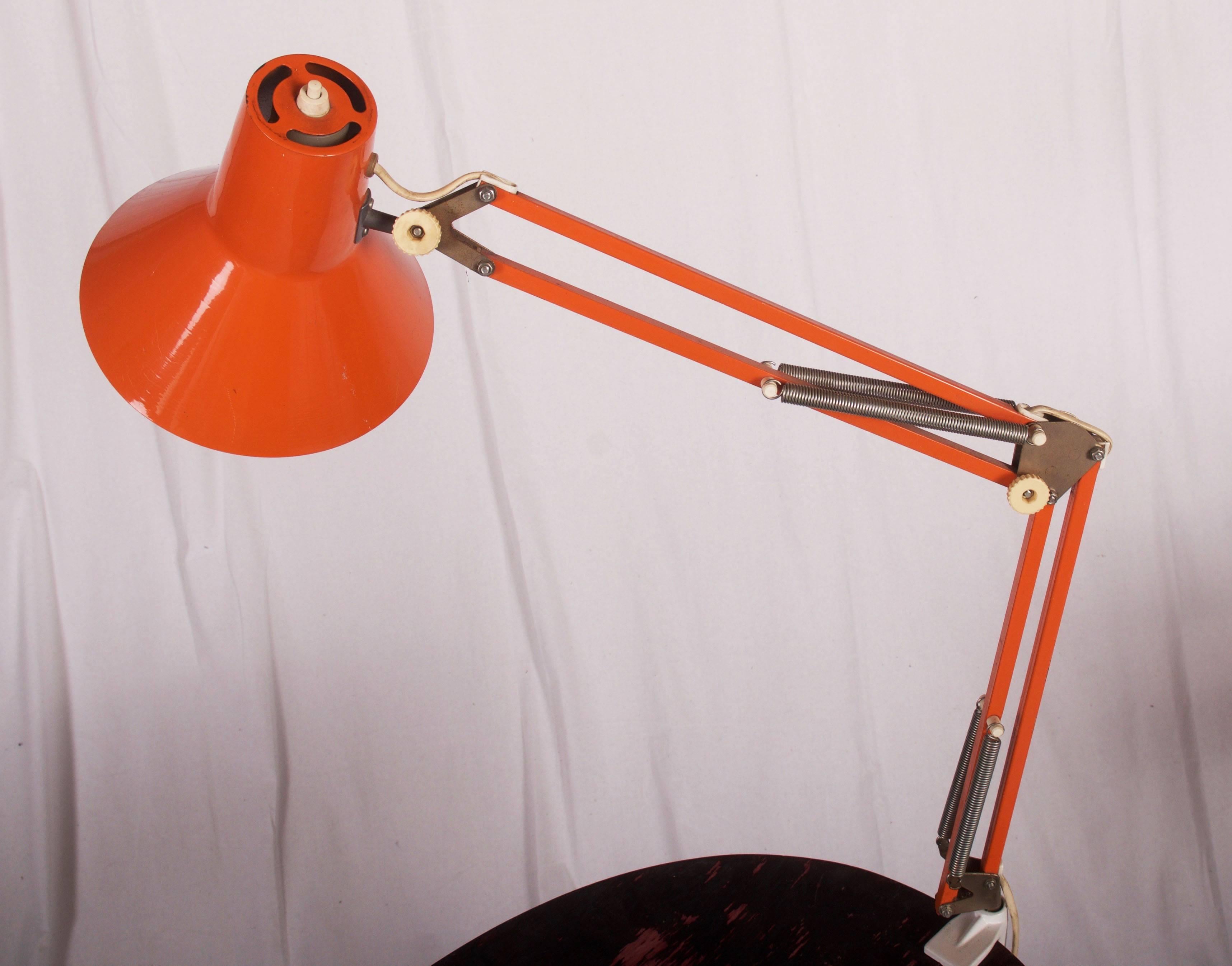 orange desk light