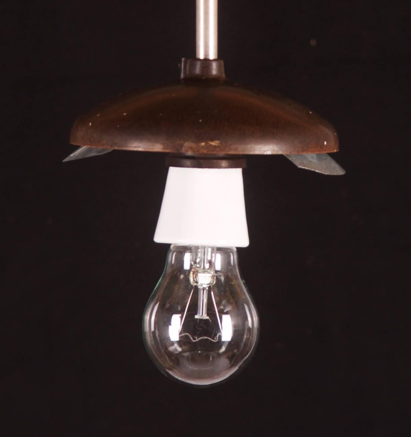 Mid-20th Century Bauhaus Bakelite Pendant Lamp For Sale