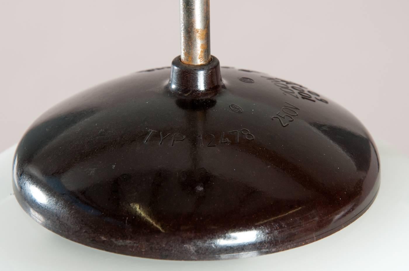 Steel Bauhaus Bakelite Pendant Lamp For Sale