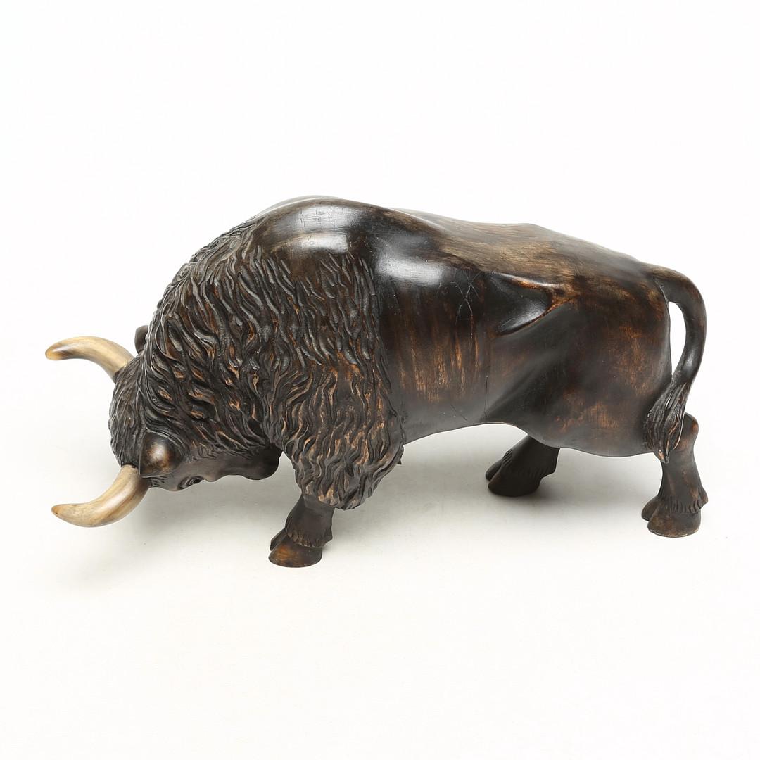 Rara scultura in legno di Ox Art del 1932 In condizioni buone in vendita a Vienna, AT