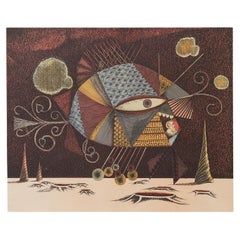 Janne Martin Komposition, Lthograph, Signiert und nummeriert