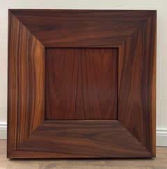 Panel modular grande de madera para pared en 3D con chapa de nogal