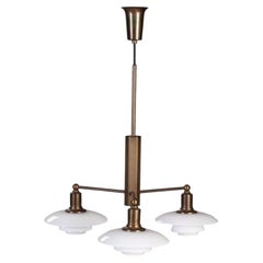 Poul Henningsen PH Limited Edition Three-Arm Chandelier