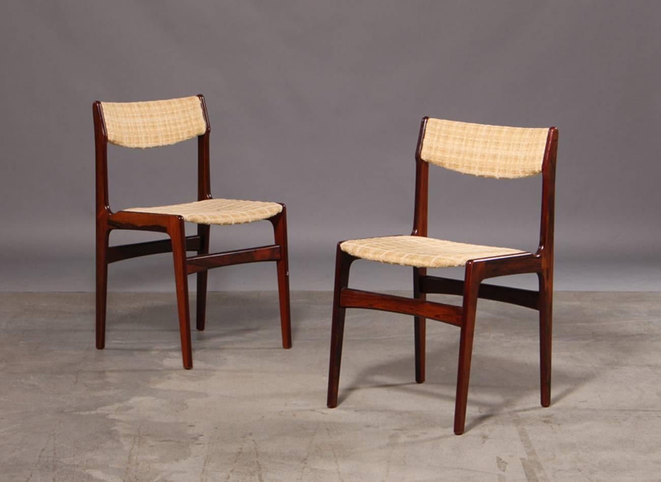 Late 20th Century Set of Six Mid-Century Danish Dining Chairs