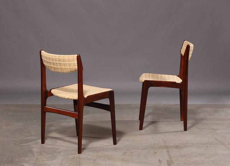 Set of Six MidCentury Danish Rosewood Dining Chairs For Sale at 1stdibs