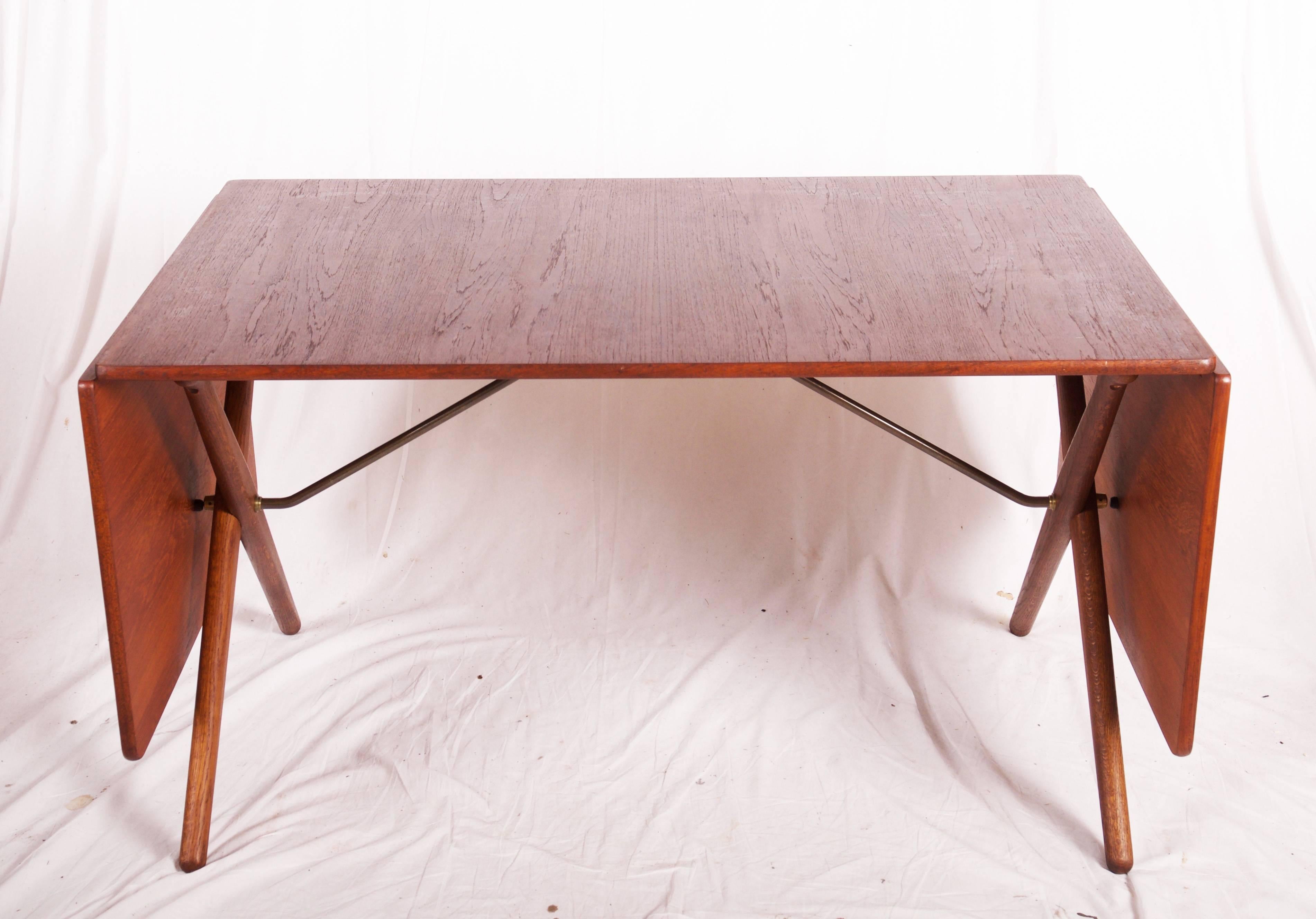 Danish Cross-legged Dining Table by Hans J. Wegner AT-309 For Sale