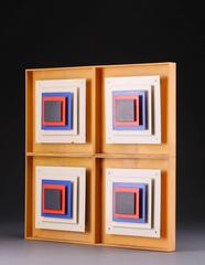 "Kvadrille" Wall Light by Bent Karlby for Lyfa