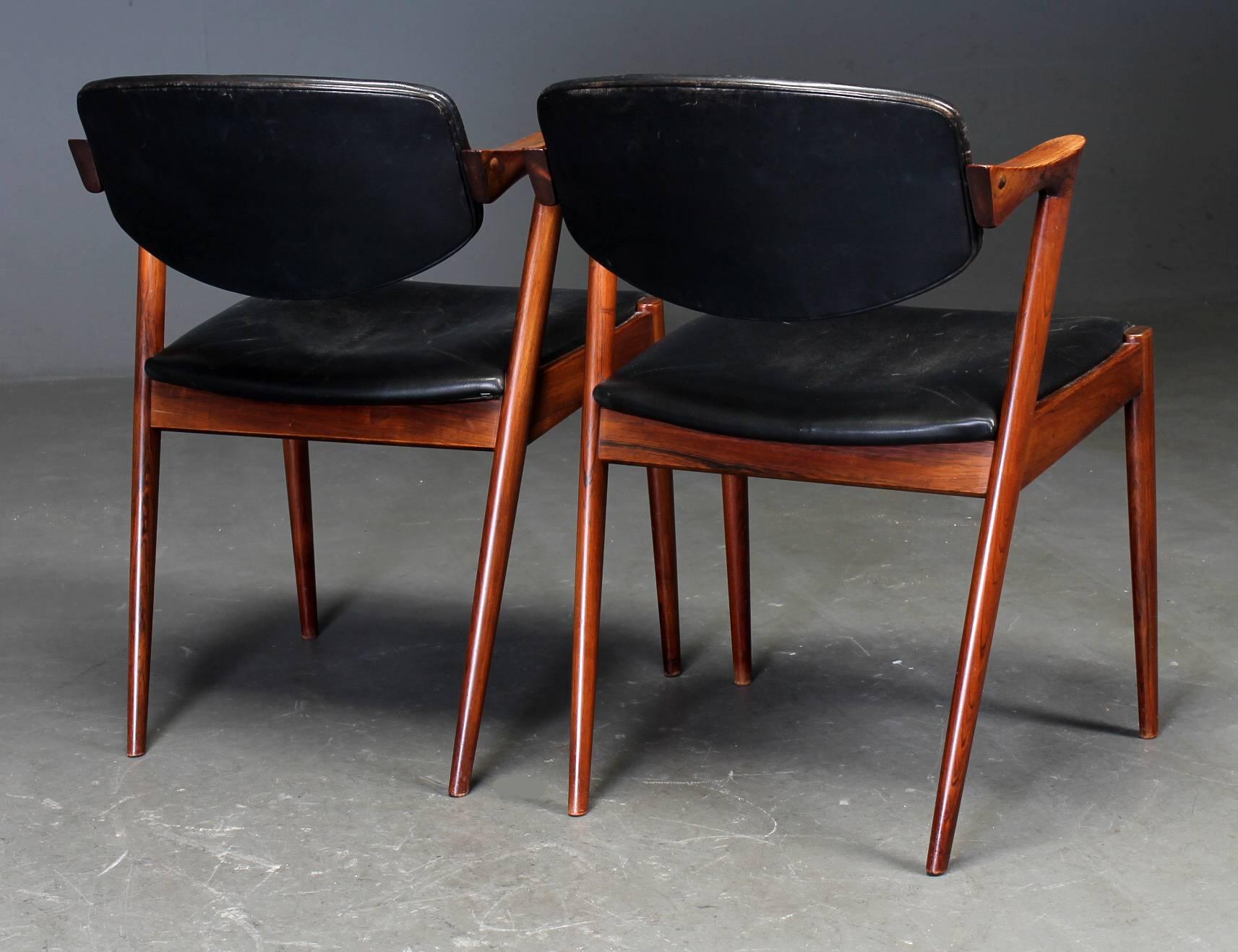 Chairs by Kai Kristiansen Model 42 1