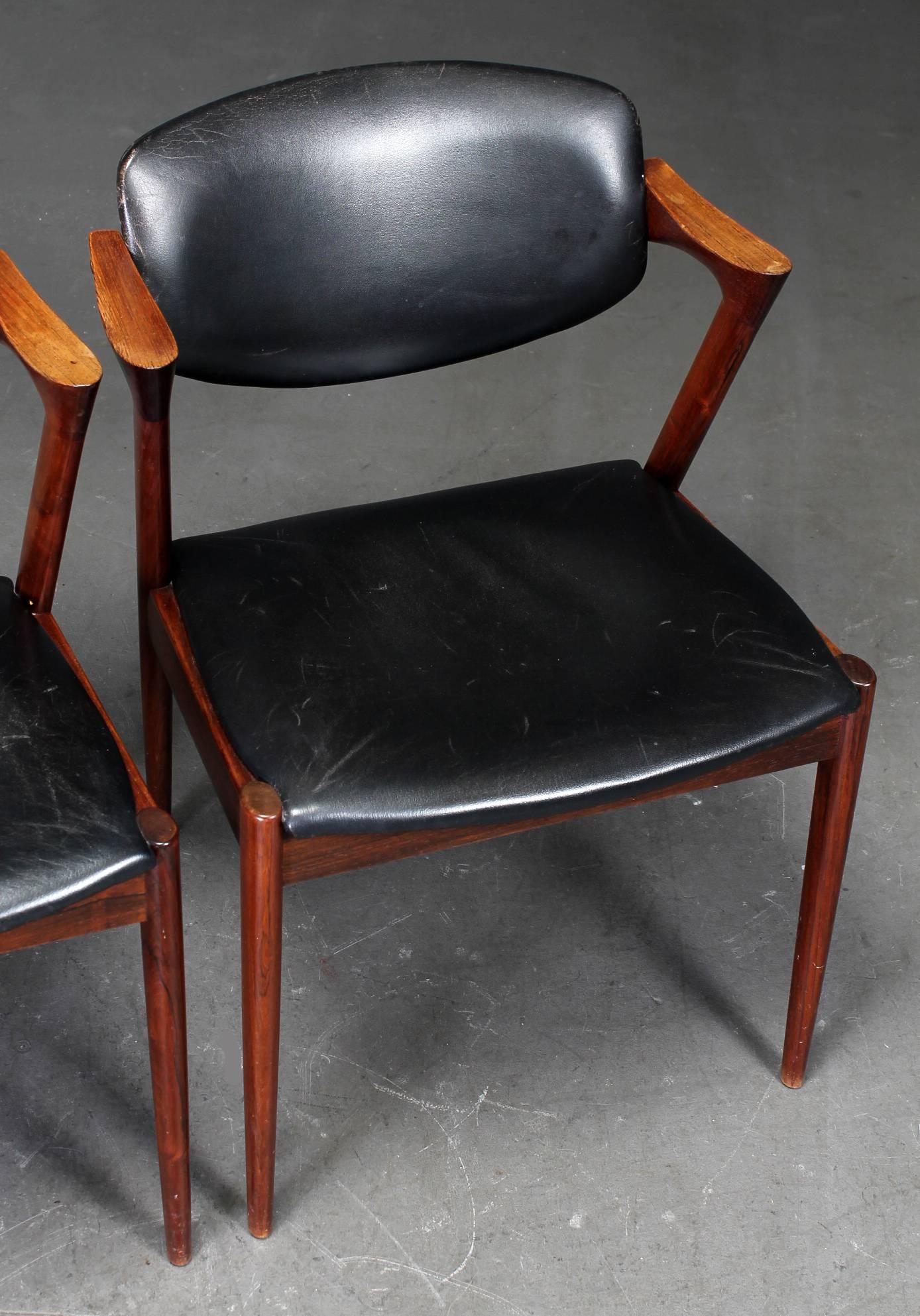 Chairs by Kai Kristiansen Model 42 3