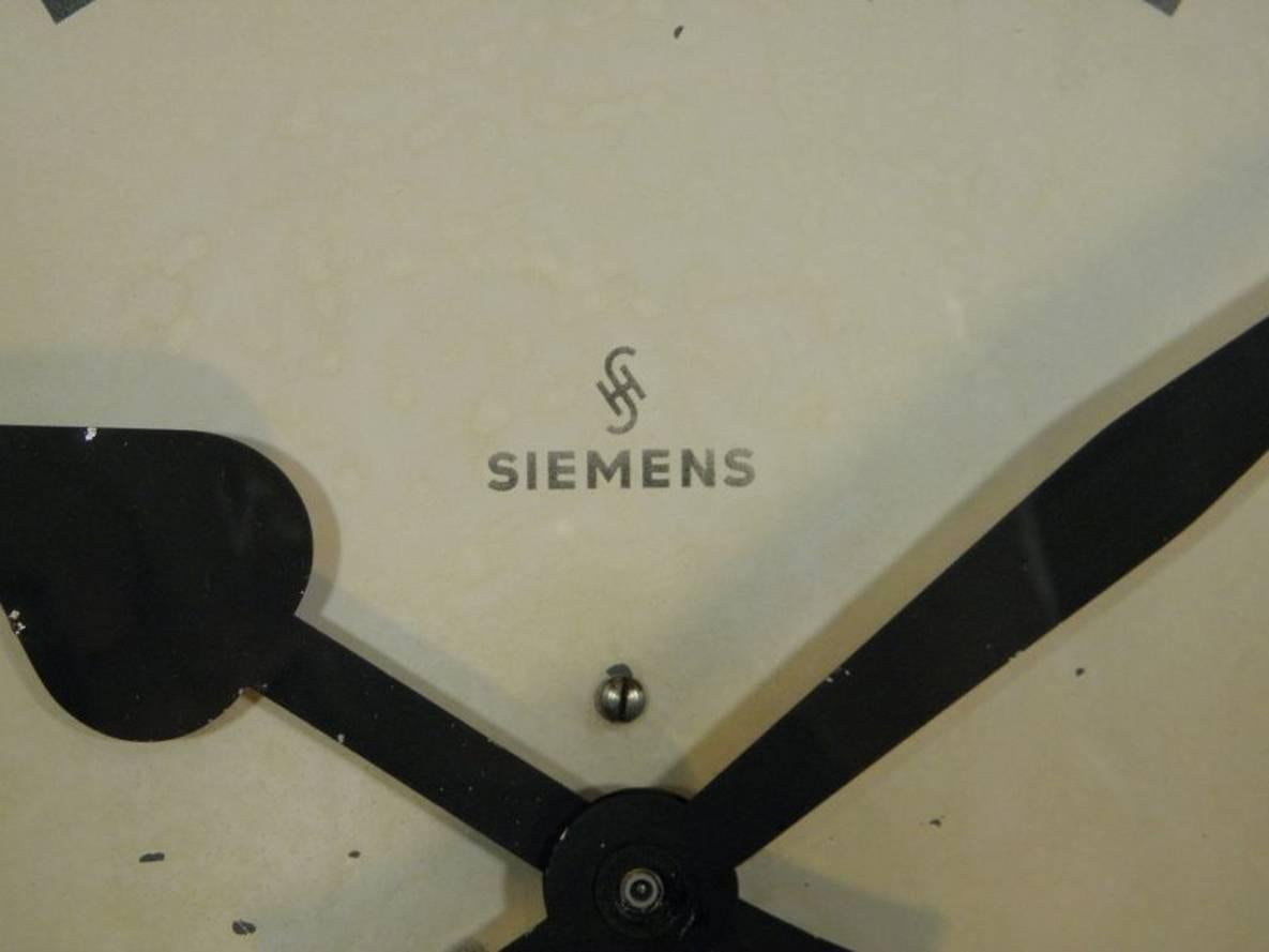 German Siemens Halske Factory, Workshop or Train Station Clock