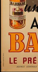 Poster 'Armagnac Barnabé' Litografi Paris, 1946