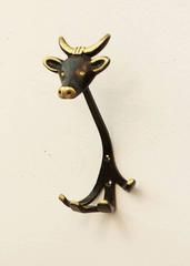Cow Wall Hook by Walter Bosse