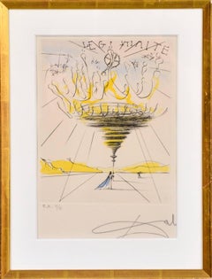 Salvador Dali "Legitimacy" Original Handsigned Etching, 1971