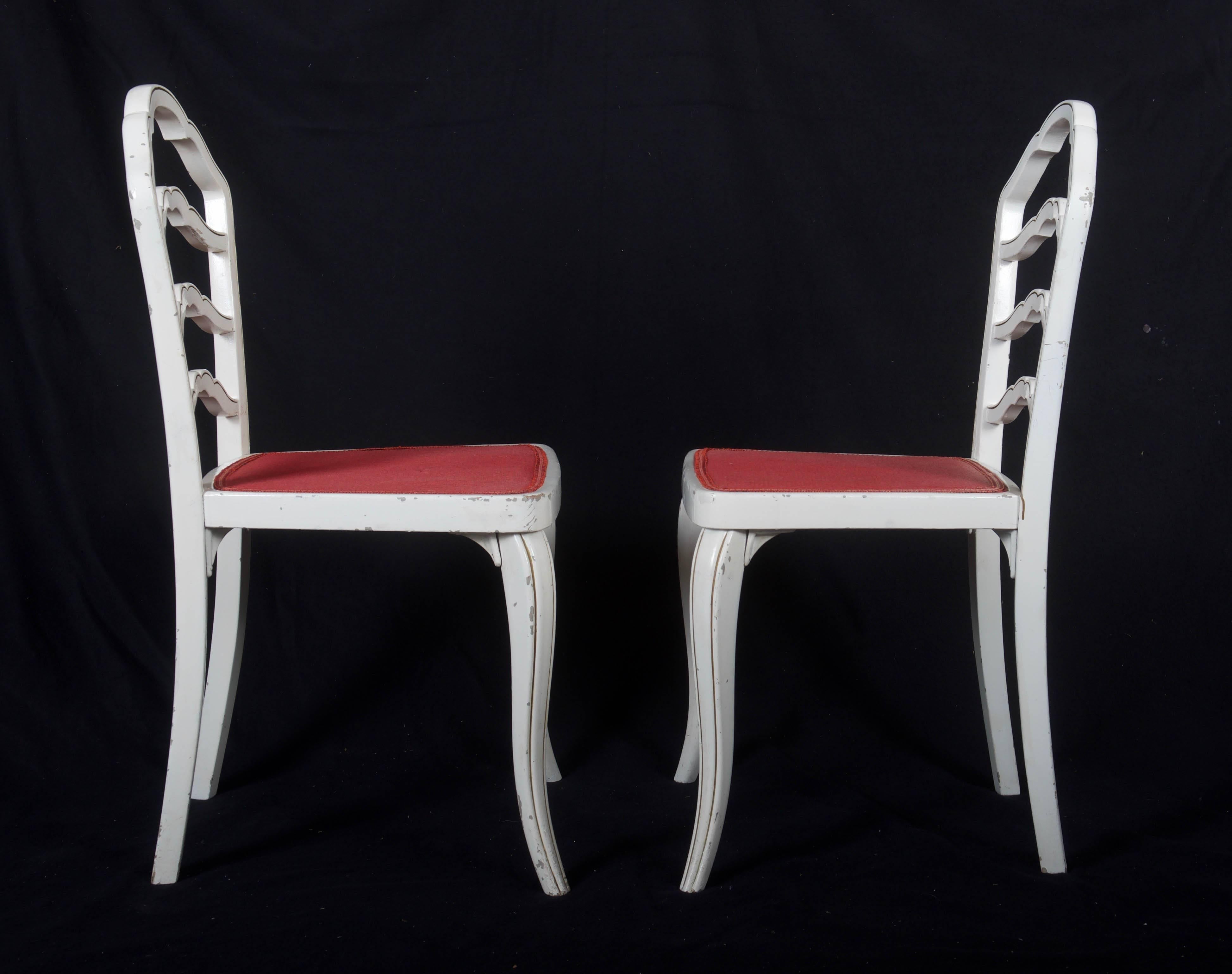 Set of Eight Thonet Dining Chairs For Sale 1