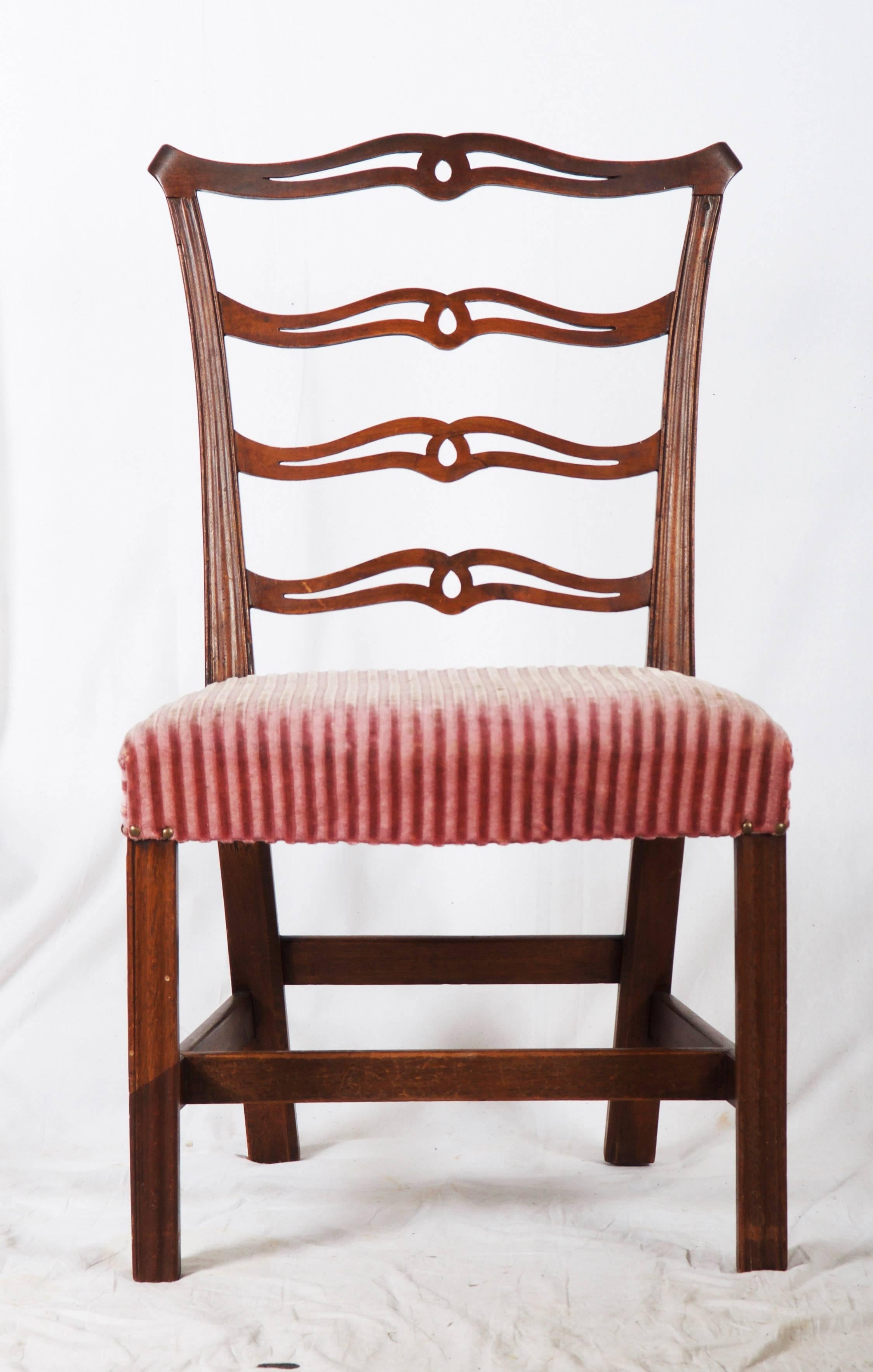 Chippendale Carved Mahogany “Ribbon-Back” Side Chair 2