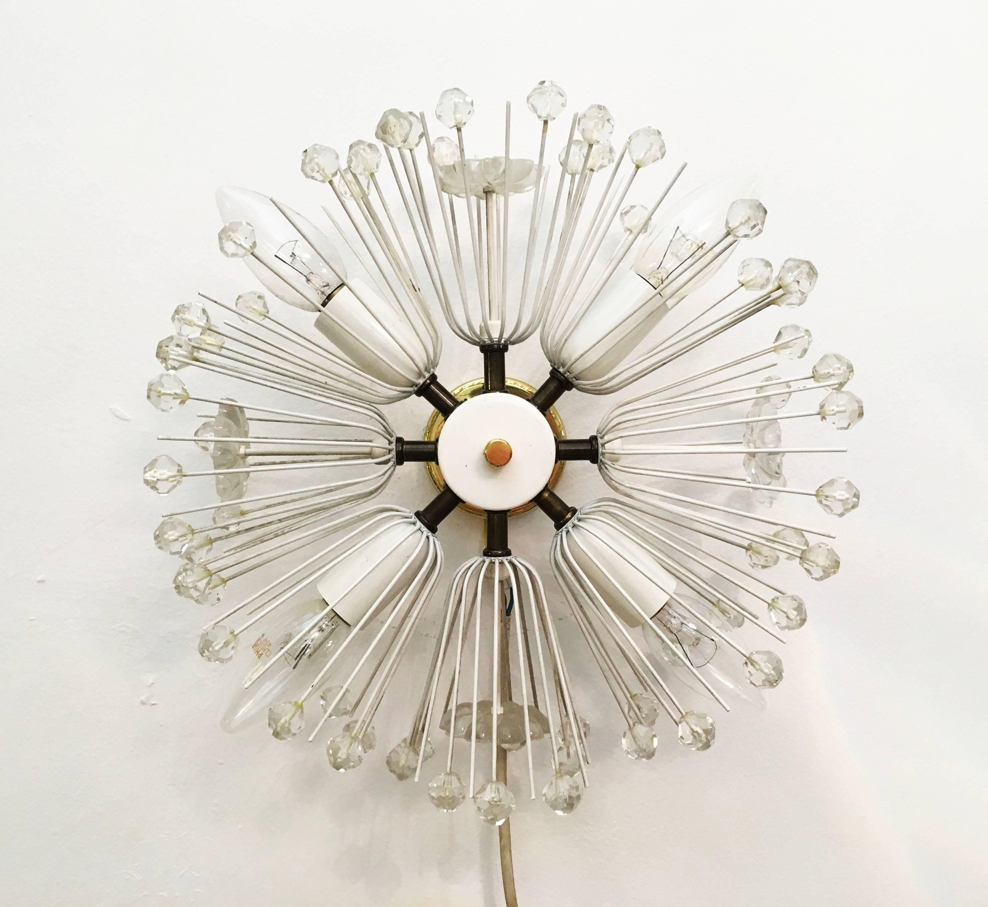 Midcentury Flush or Wall Mount Lamp by Emil Stejnar In Excellent Condition For Sale In Vienna, AT