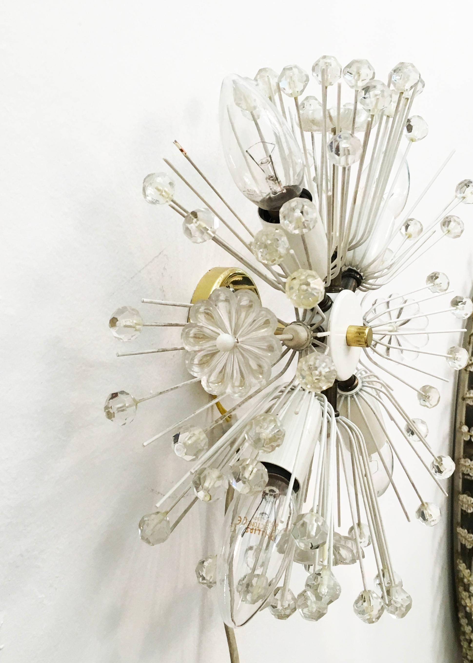 Lámpara empotrada o de pared de mediados de siglo, de Emil Stejnar Latón en venta