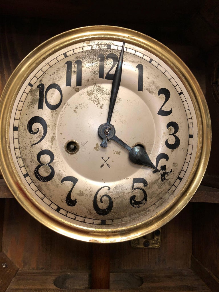 Art Nouveau Wall Clock German, 19001910 at 1stDibs art nouveau clock