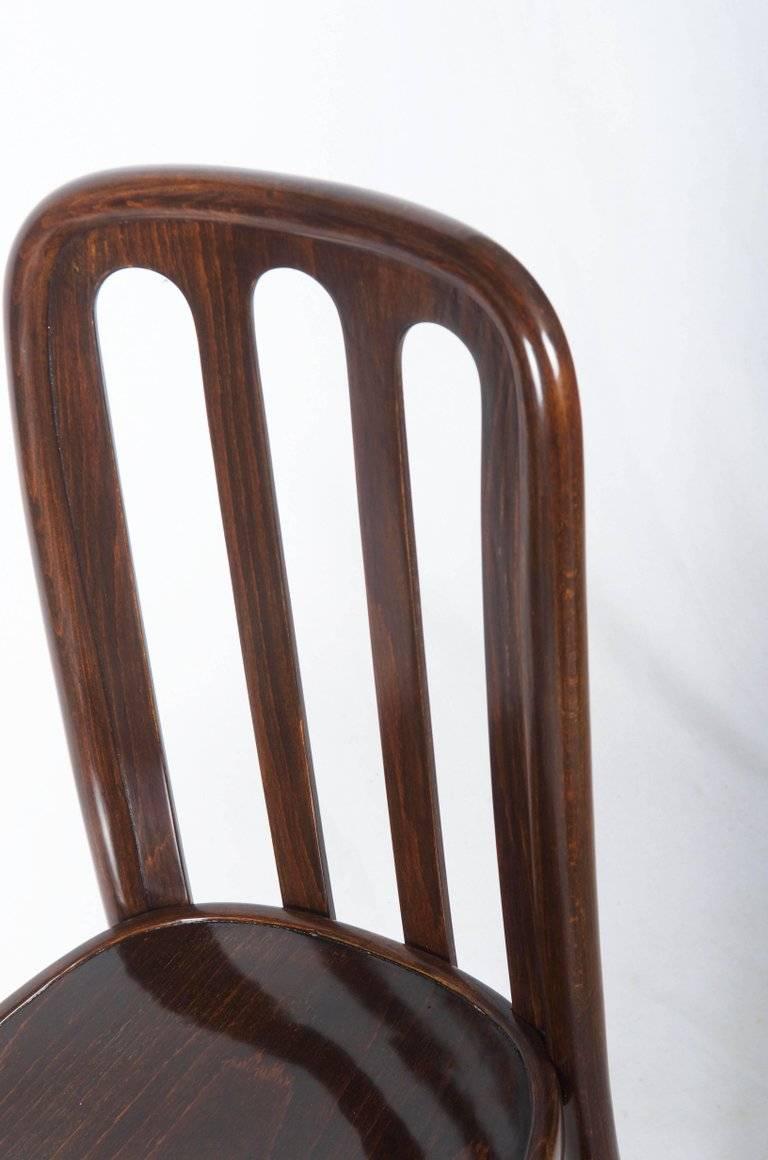 Early 20th Century Dining Chairs by Josef Hoffmann for Thonet