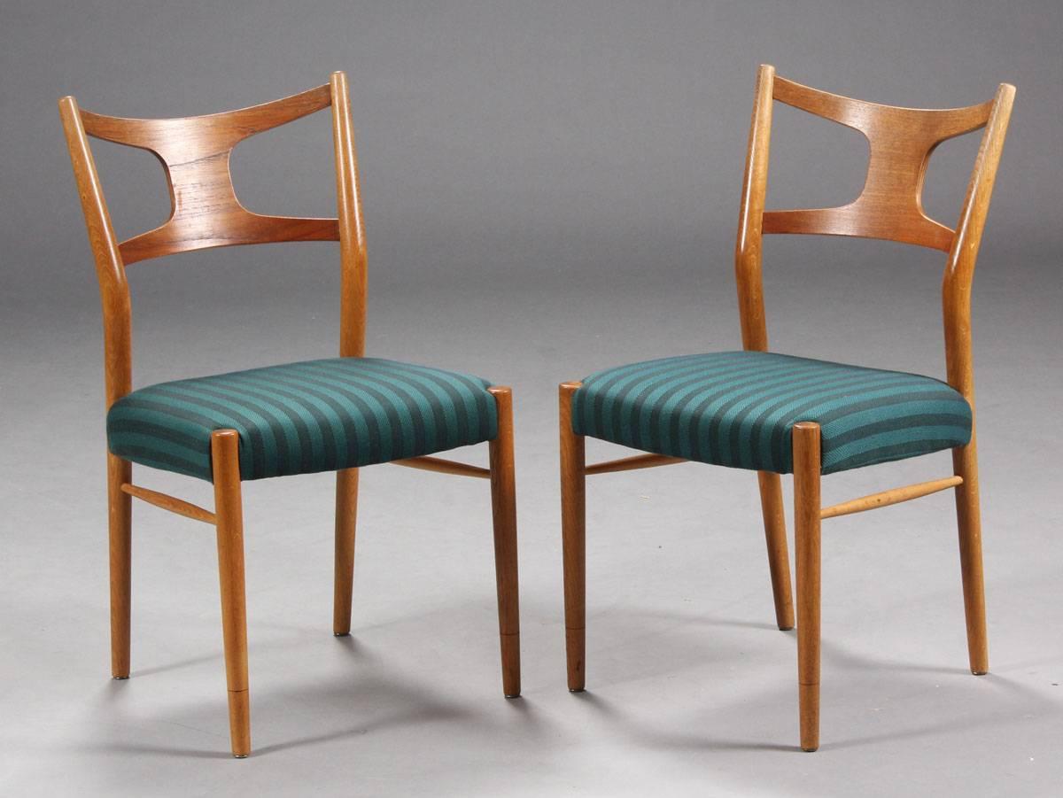 Danish Rare Dining Chairs by Kurt Østervig For Sale