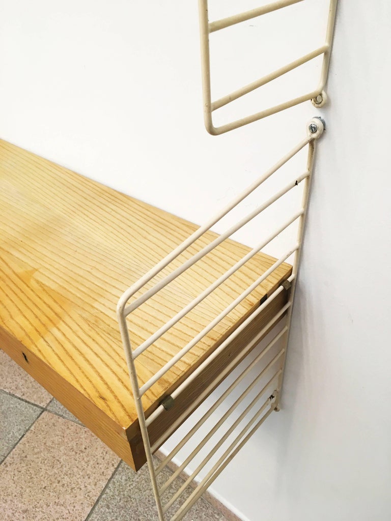 Modular String Wall Unit in Ashwood by Nisse Strinning, Sweden For Sale ...