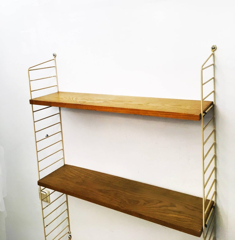 Modular String Wall Unit in Ashwood by Nisse Strinning, Sweden For Sale ...