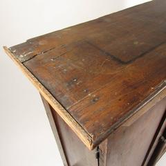 Antique American Country Diminutive Two-Door Pine Jelly Cupboard