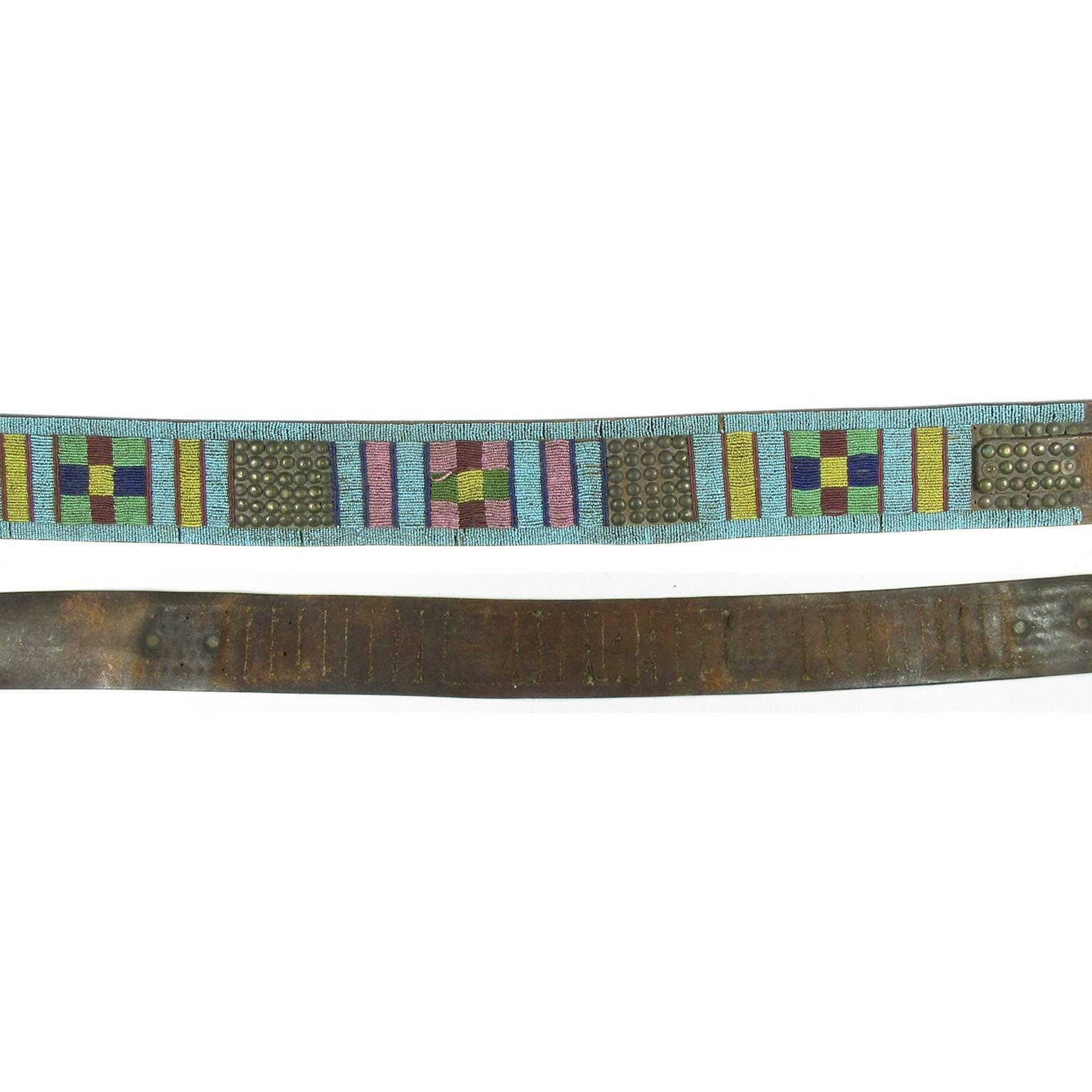 native american indian leather belts