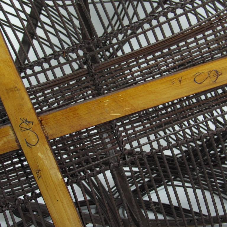 MidCentury Modern Contemporary Japanese Bamboo Sculpture For Sale at